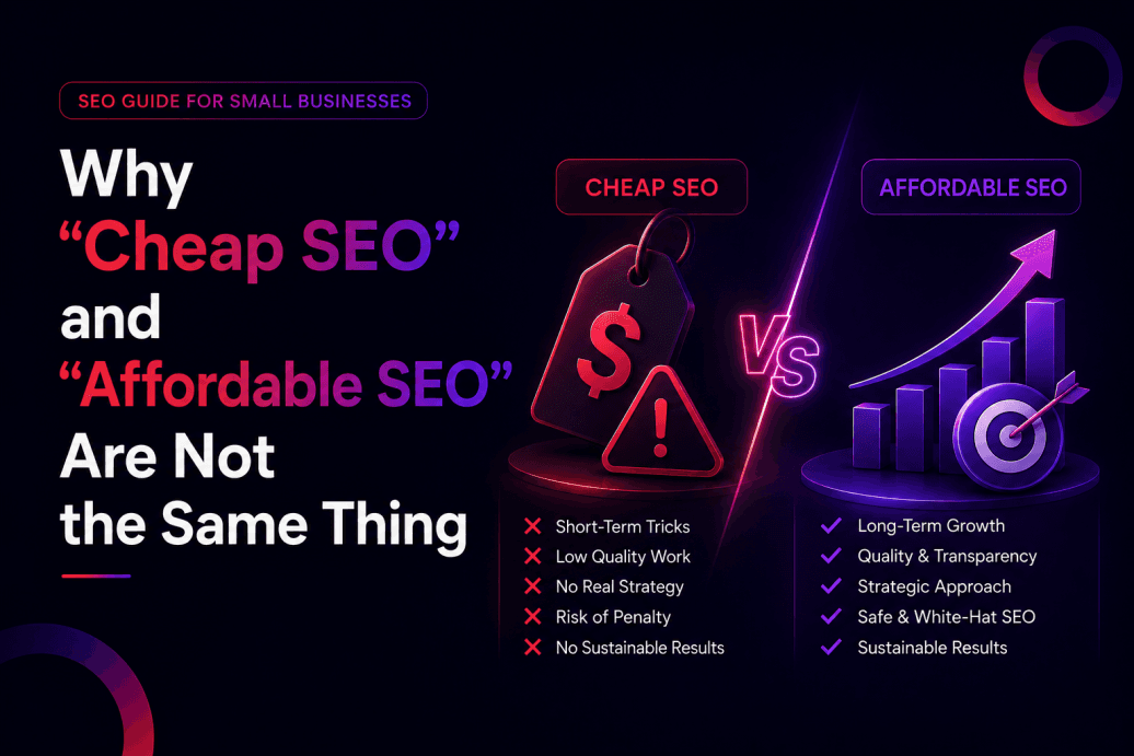Cheap SEO and Affordable SEO Are Not the Same Thing