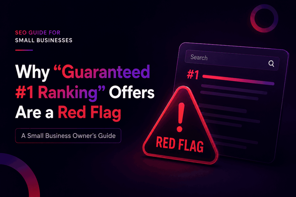 Why Guaranteed #1 Ranking Offers Are a Red Flag A Small Business Owner's Guide